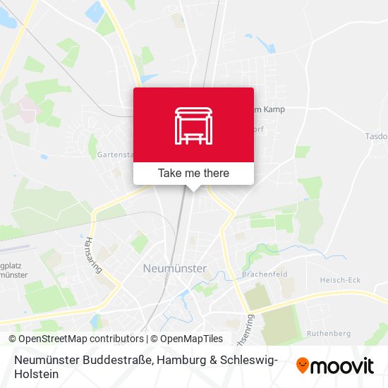 Neumünster Buddestraße map