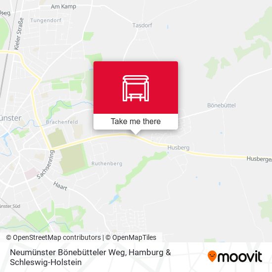 Neumünster Bönebütteler Weg map