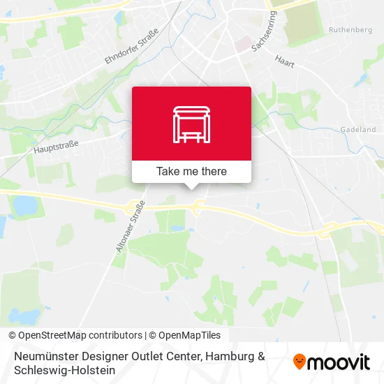 Карта Neumünster Designer Outlet Center