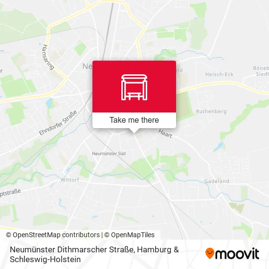 Карта Neumünster Dithmarscher Straße