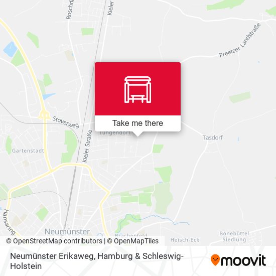 Neumünster Erikaweg map