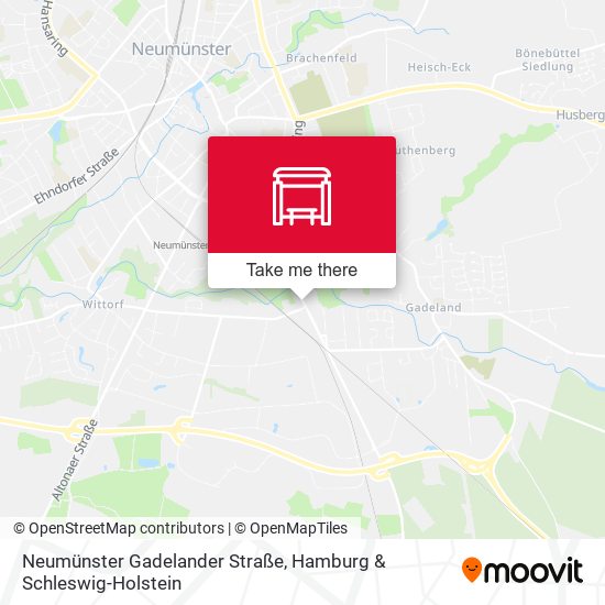 Neumünster Gadelander Straße map