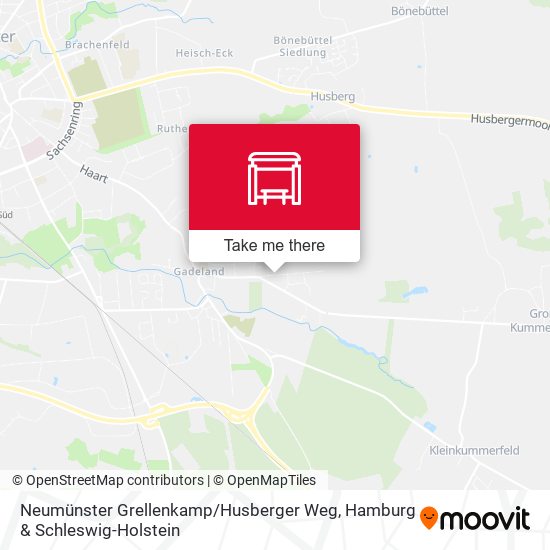 Neumünster Grellenkamp / Husberger Weg map