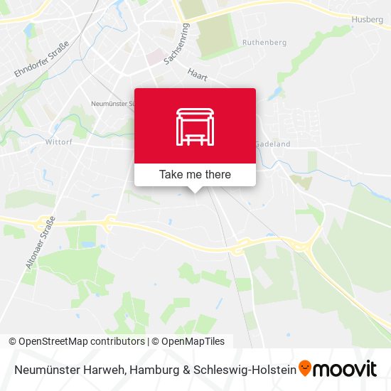 Neumünster Harweh map