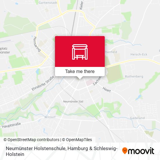 Neumünster Holstenschule map