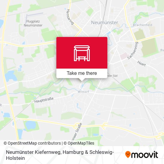 Neumünster Kiefernweg map