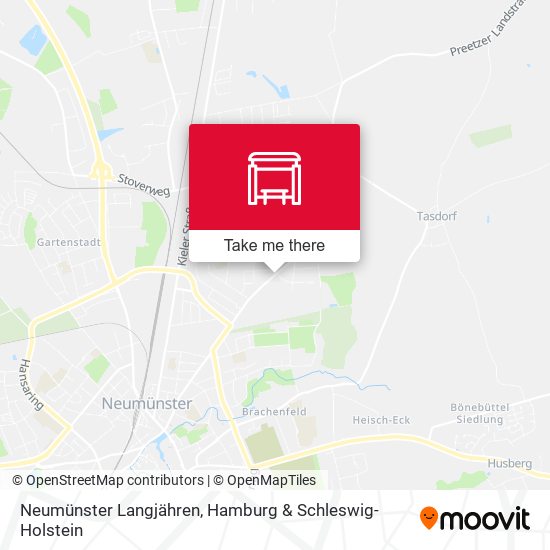 Neumünster Langjähren map
