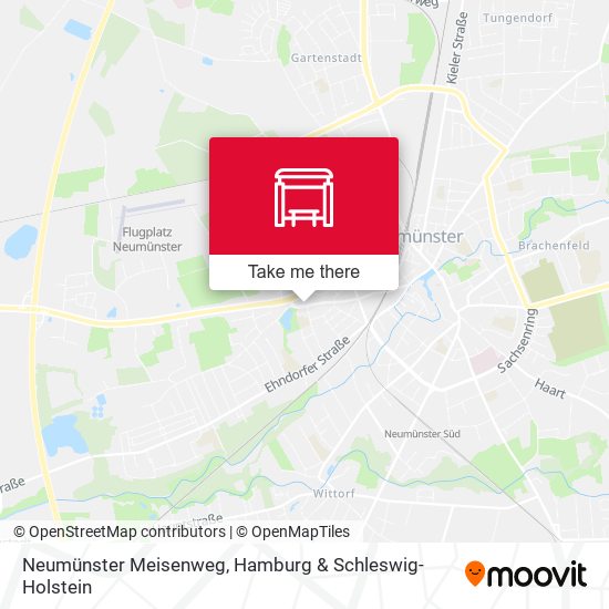Neumünster Meisenweg map