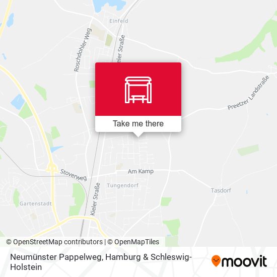 Neumünster Pappelweg map