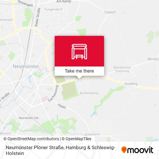 Neumünster Plöner Straße map