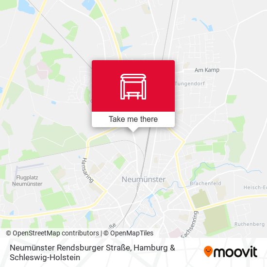 Neumünster Rendsburger Straße map