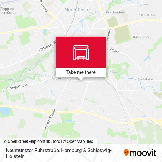 Neumünster Ruhrstraße map