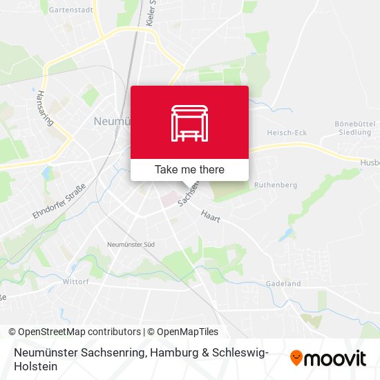 Neumünster Sachsenring map