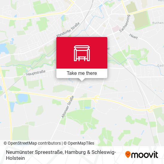 Neumünster Spreestraße map