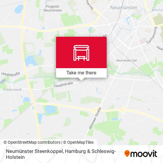 Neumünster Steenkoppel map