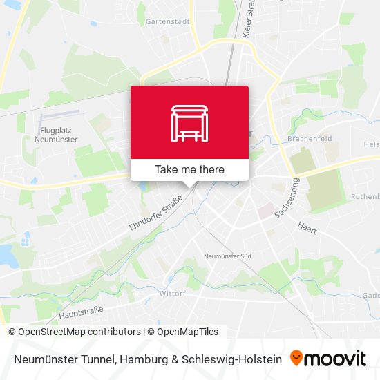 Neumünster Tunnel map