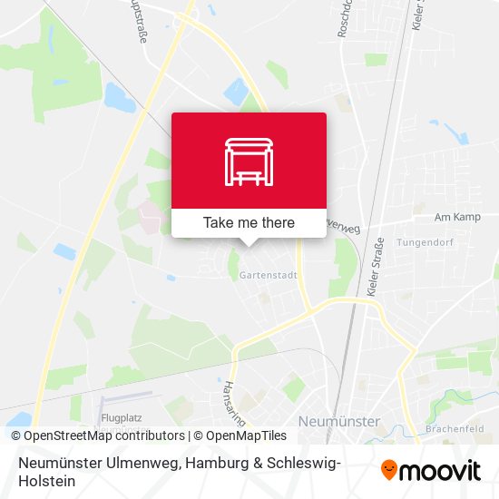 Neumünster Ulmenweg map