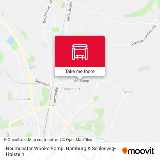 Карта Neumünster Wookerkamp