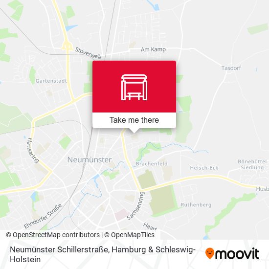 Neumünster Schillerstraße map