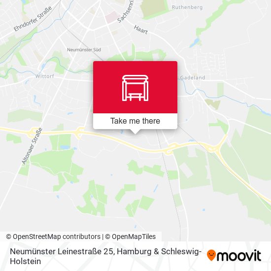 Neumünster Leinestraße 25 map