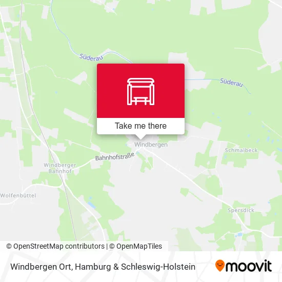 Карта Windbergen Ort