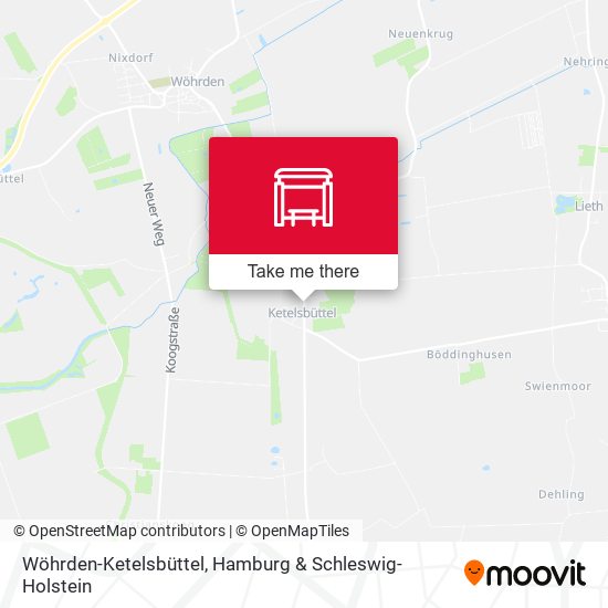 Wöhrden-Ketelsbüttel map