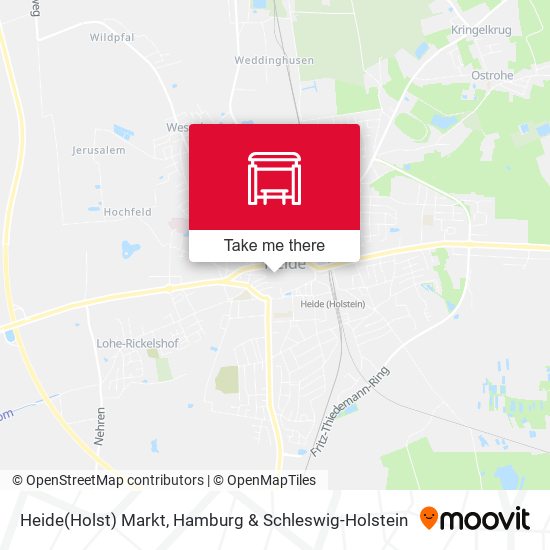 Карта Heide(Holst) Markt