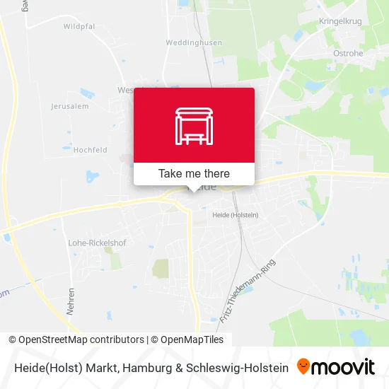 Карта Heide(Holst) Markt