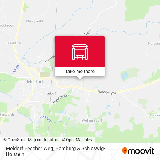 Карта Meldorf Eescher Weg