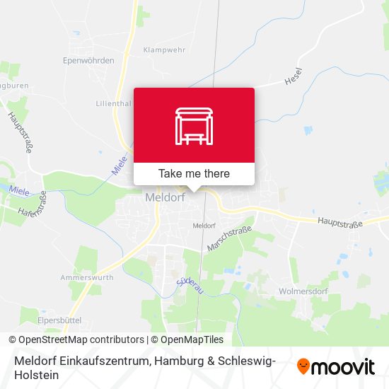 Meldorf Einkaufszentrum map