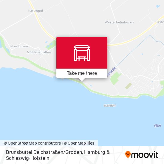 Brunsbüttel Deichstraßen / Groden map