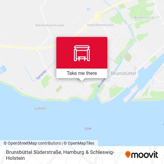 Brunsbüttel Süderstraße map
