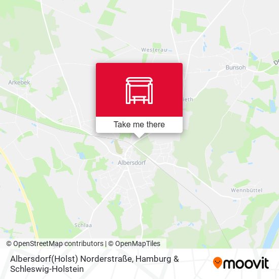 Albersdorf(Holst) Norderstraße map