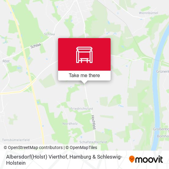 Albersdorf(Holst) Vierthof map