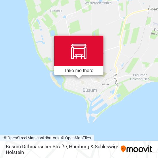 Büsum Dithmarscher Straße map