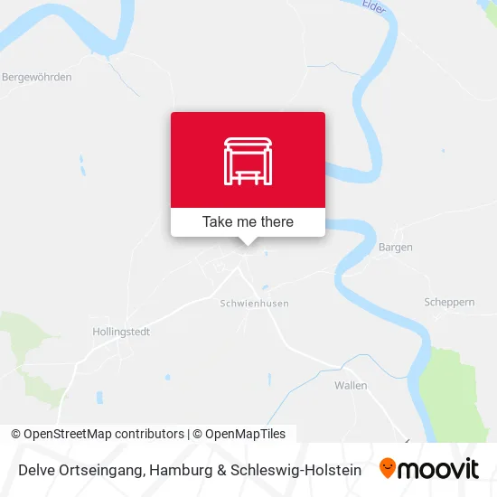 Карта Delve Ortseingang