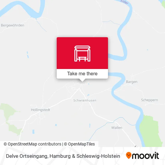 Карта Delve Ortseingang