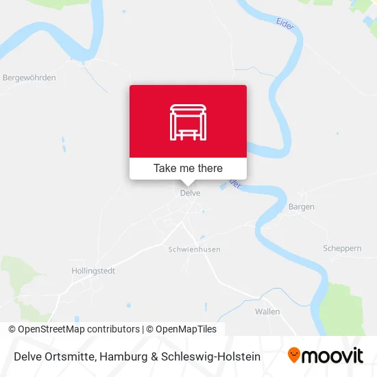 Карта Delve Ortsmitte