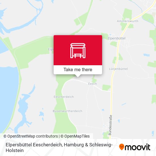 Elpersbüttel Eescherdeich map