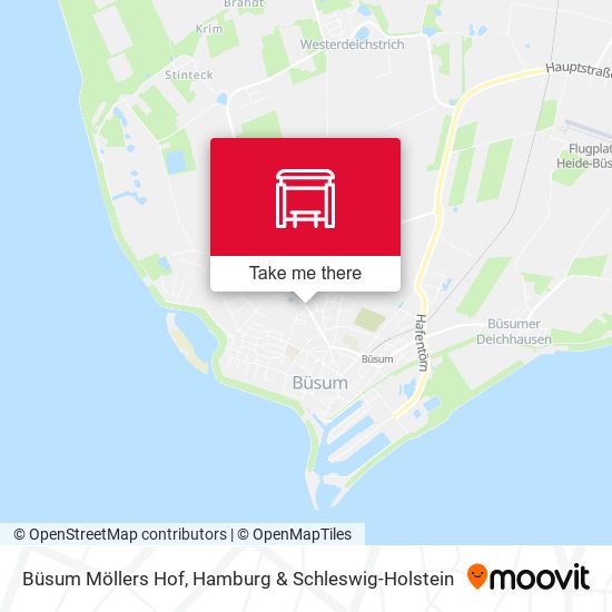 Büsum Möllers Hof map