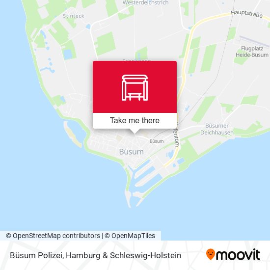 Büsum Polizei map