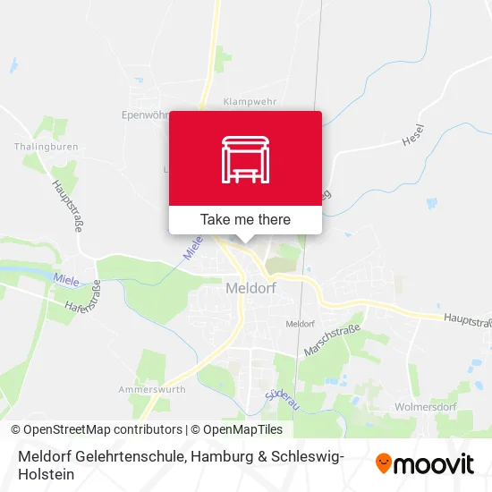 Карта Meldorf Gelehrtenschule