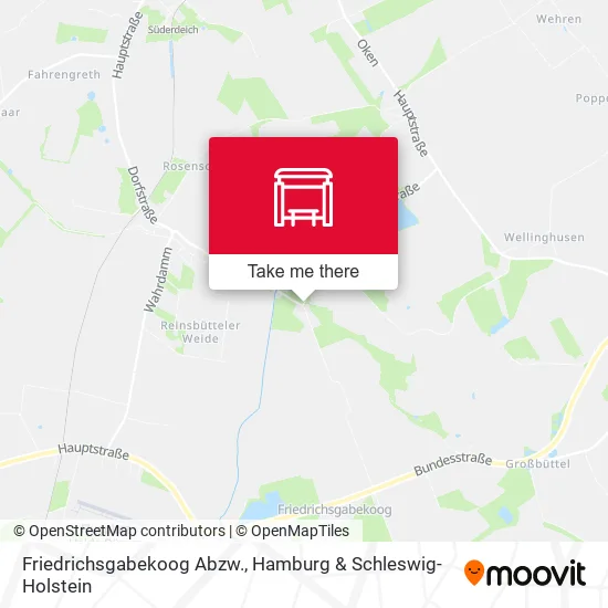 Карта Friedrichsgabekoog Abzw.