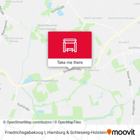 Карта Friedrichsgabekoog I