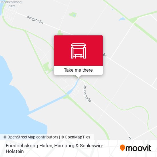 Friedrichskoog Hafen map