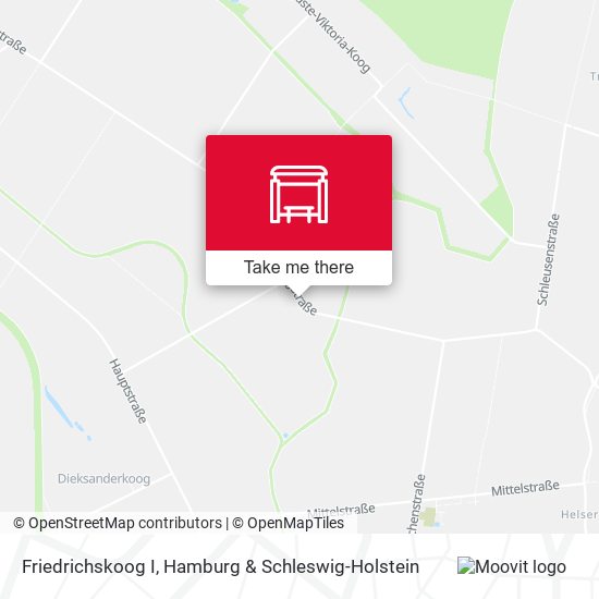 Friedrichskoog I map