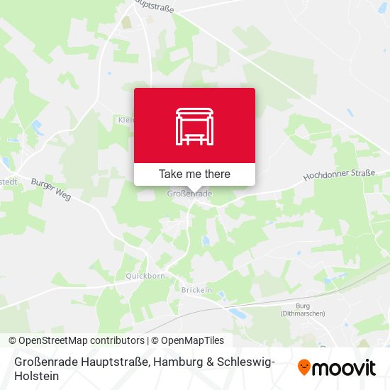 Großenrade Hauptstraße map