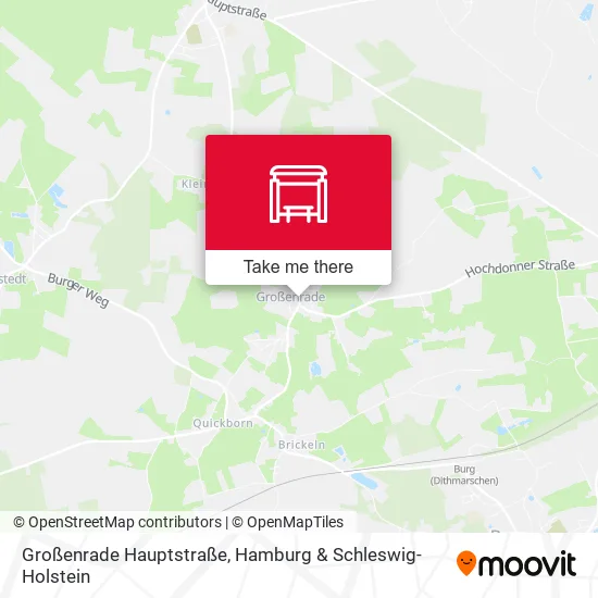 Карта Großenrade Hauptstraße