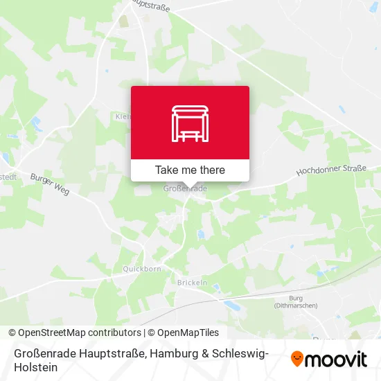 Карта Großenrade Hauptstraße
