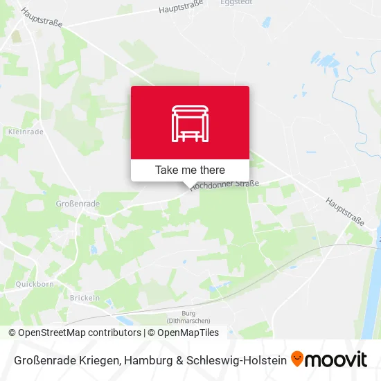 Карта Großenrade Kriegen
